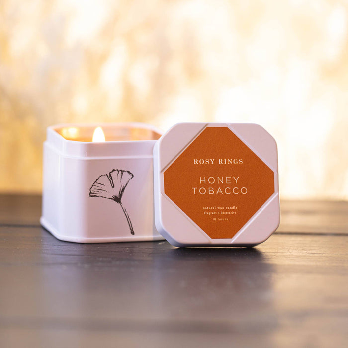 Petite Tin Candle - Honey Tobacco