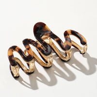 Willow Vintage Squiggle Metal Claw Clip - Large