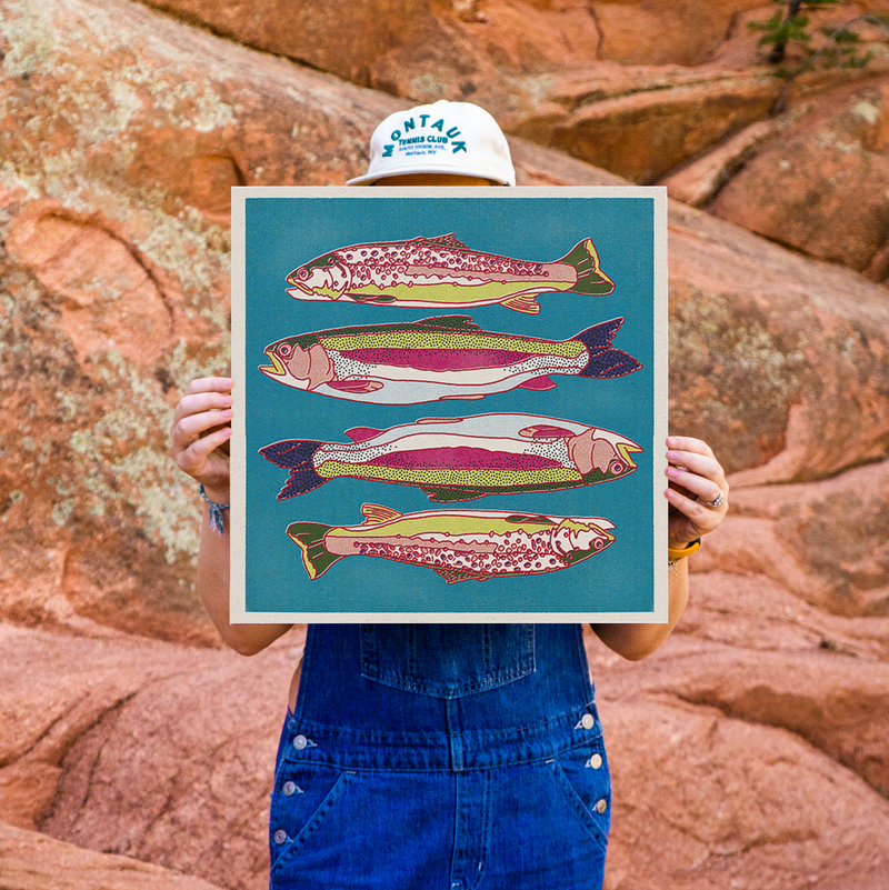Trout Fish Art Print