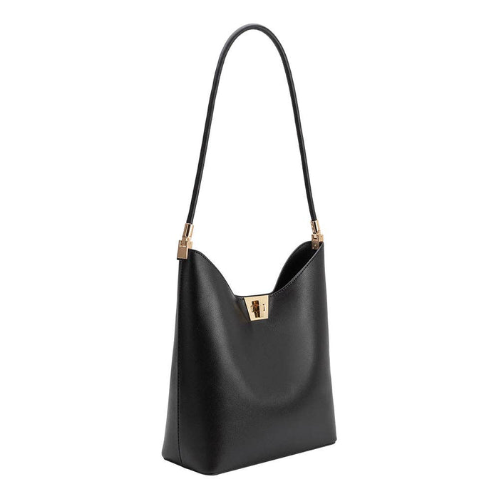 Billie Black Recycled Vegan Leather Tote Bag