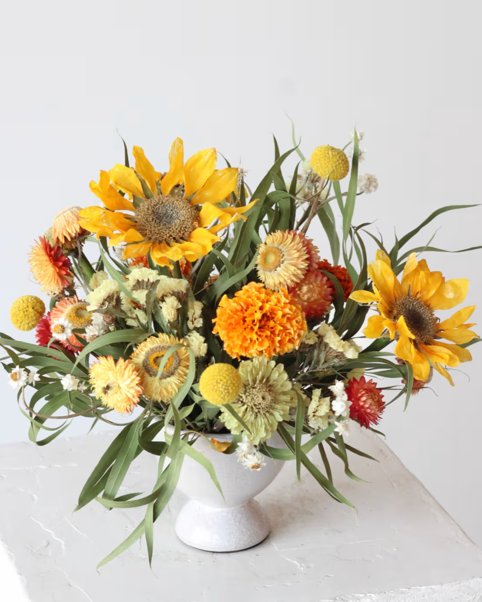 Dried Floral Arrangement: Sweet & Sunny