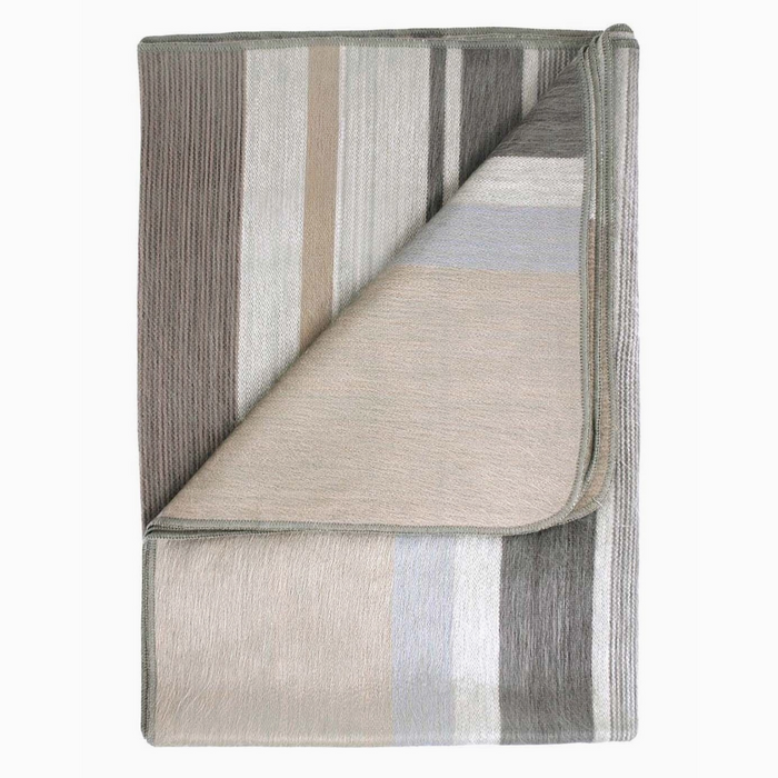 Alpaca Throw - Vintage Pearl