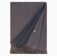 Alpaca Double Sided Throw - Toffee Breeze