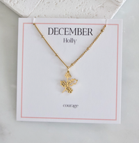 Birth Flower Necklaces