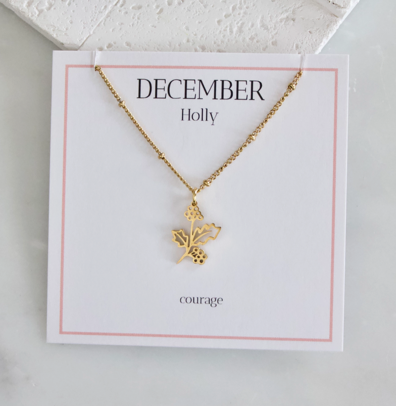 Birth Flower Necklaces