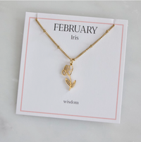 Birth Flower Necklaces