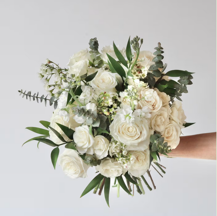 White & Green Neutral Luxe Bouquet