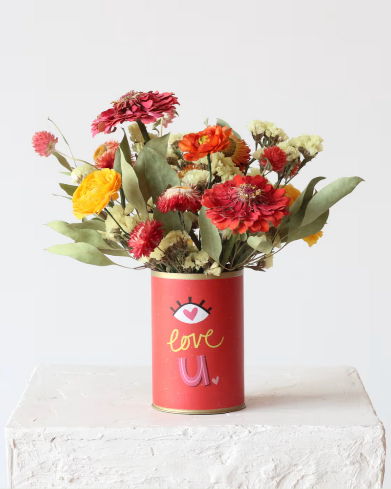 Dried Floral Arrangement: Eye Love You