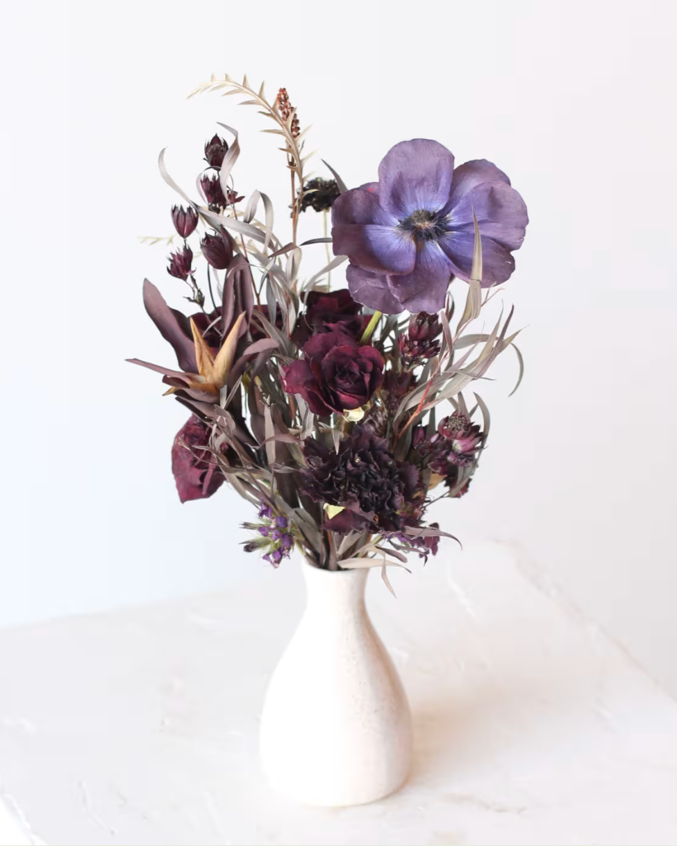 Dried Floral Arrangement: Midnight Mood