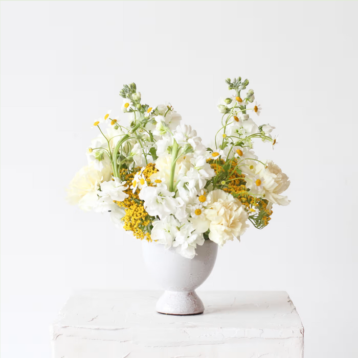 Yellow & White Petite Centerpiece