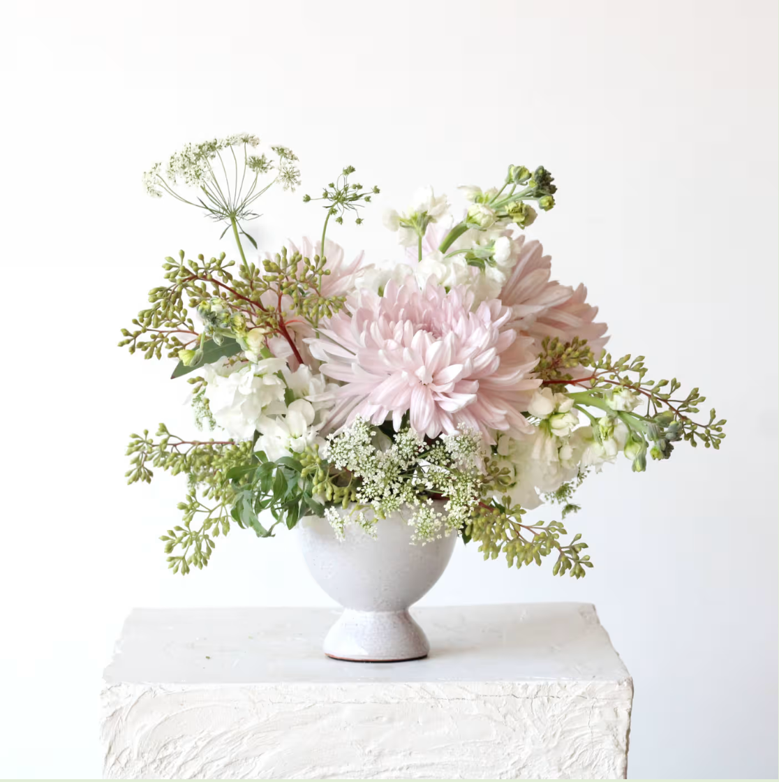 Blush petite Centerpiece