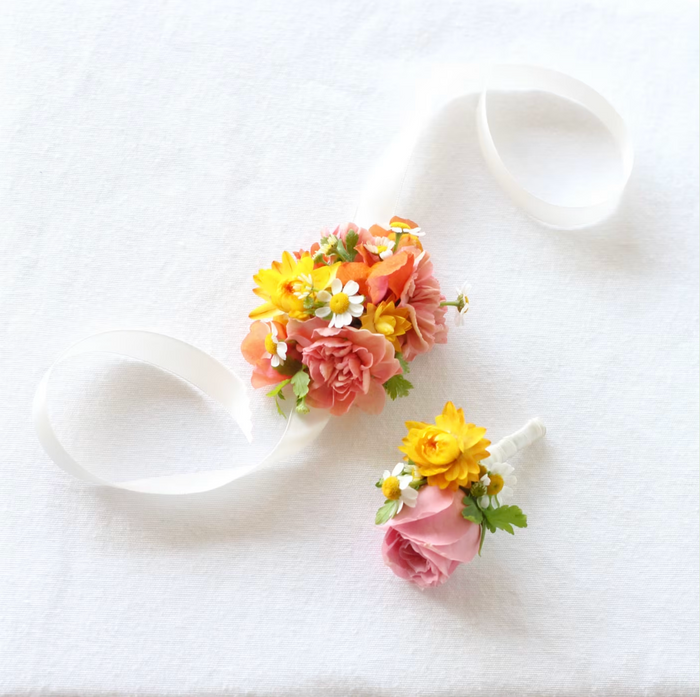 Summer Garden Corsage