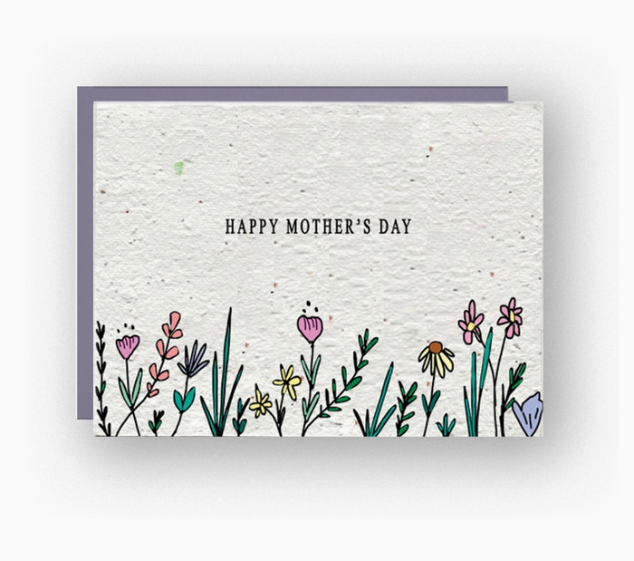 Wildflower Seed Paper Greeting Card: Mother's Day