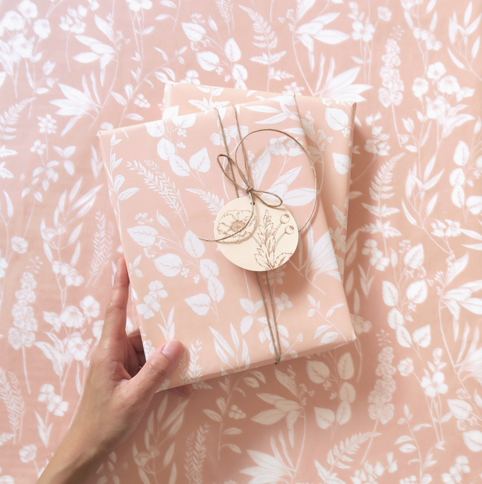 Tissue Paper: Wildflowers in Blush
