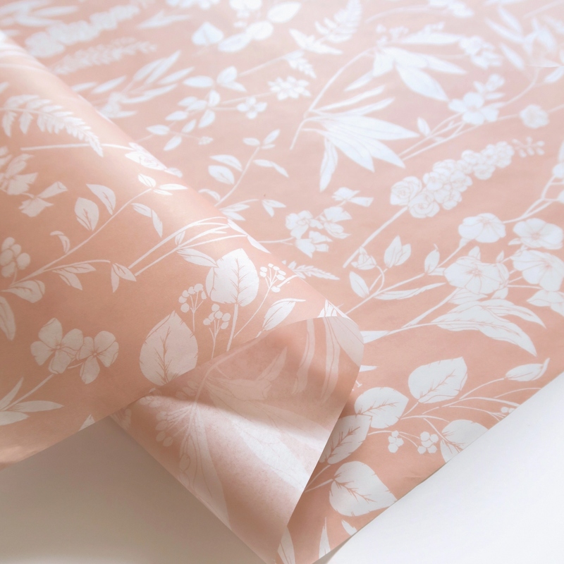 Tissue Paper: Wildflowers in Blush