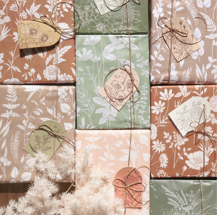 Tissue Paper: Wildflowers in Blush