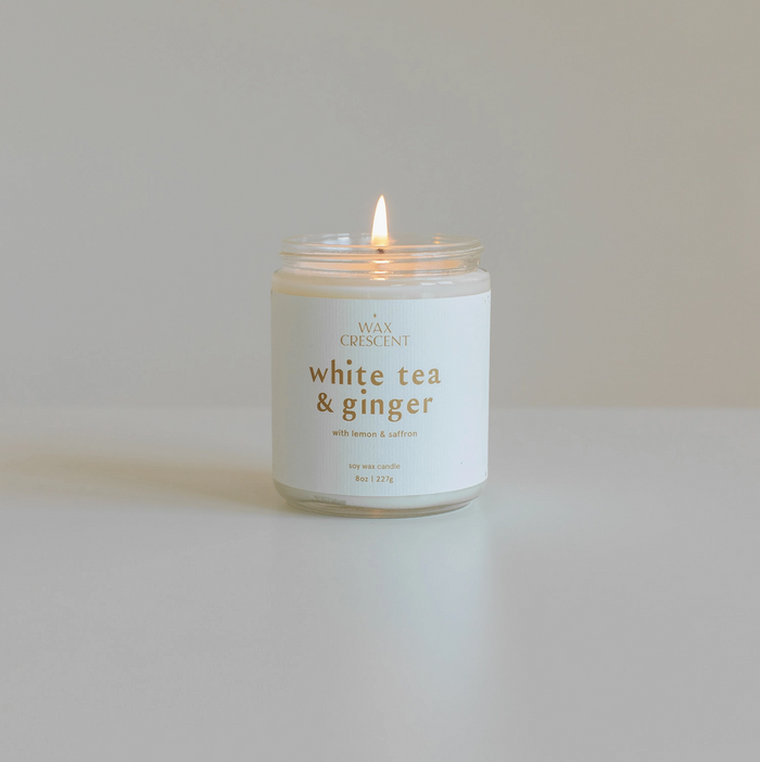 White Tea & Ginger Soy Wax Candle