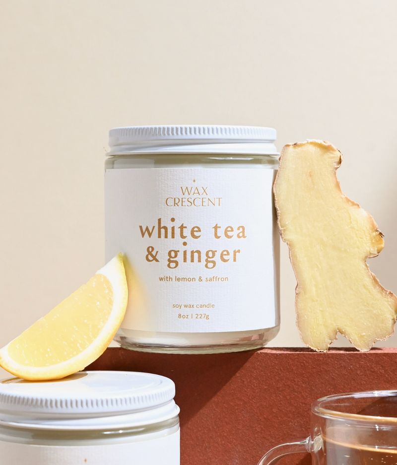 White Tea & Ginger Soy Wax Candle