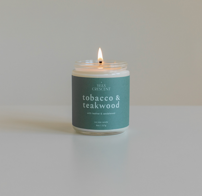 Tobacco & Teakwood Soy Wax Candle