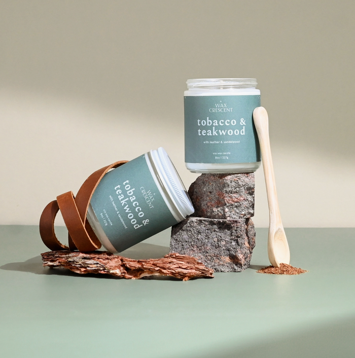 Tobacco & Teakwood Soy Wax Candle