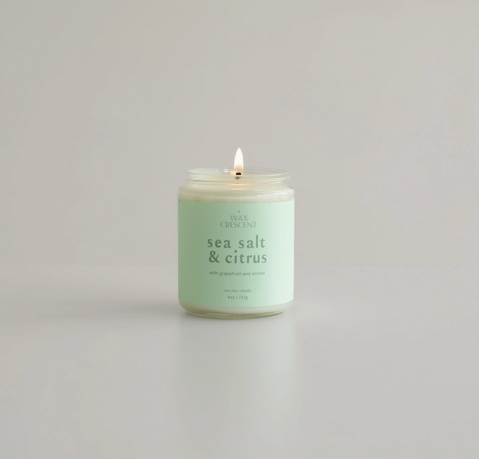 Sea Salt & Citrus Soy Wax Candle
