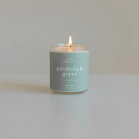 Gardenia & Grass Soy Wax Candle