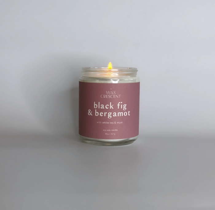 Black Fig & Bergamot Soy Wax Candle