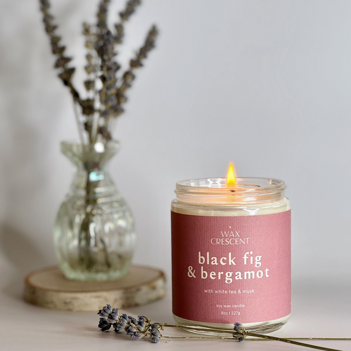 Black Fig & Bergamot Soy Wax Candle