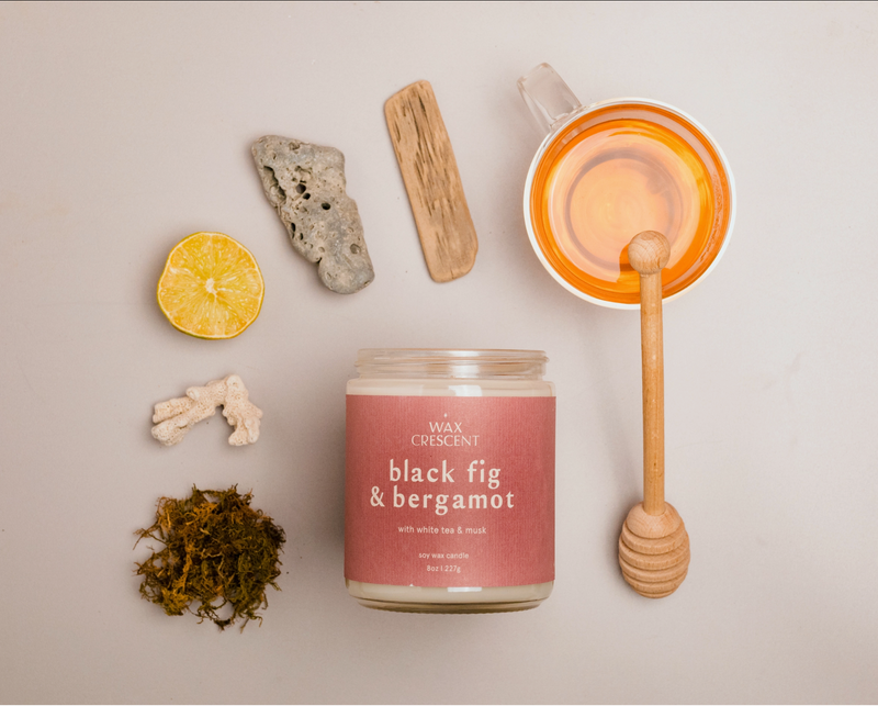 Black Fig & Bergamot Soy Wax Candle