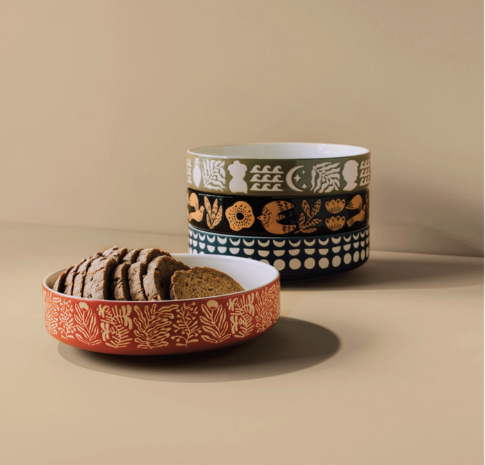 Olympus Imprint Serving Bowl