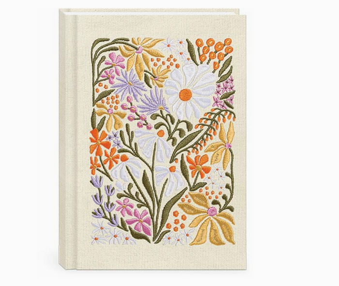 Fabric Journal Flower Market Wildflowers