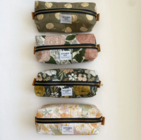 Boxy Pencil Pouch/Brush Bag: Spring Reverie