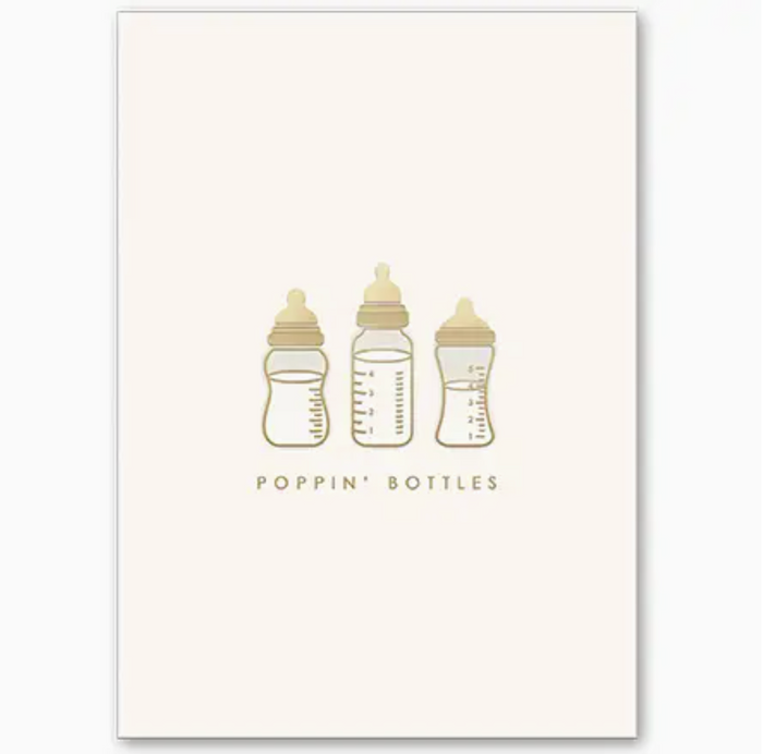 Greeting Card: Poppin' Bottles