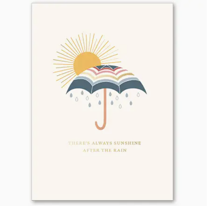Greeting Card: Sunshine & Rain