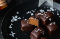 Honey Caramels Dipped in 70% Dark Chocolate