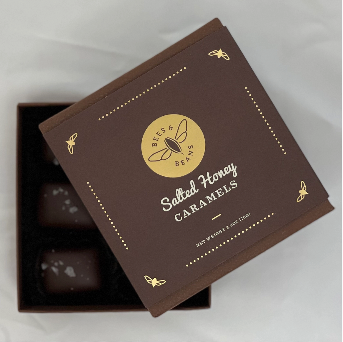 Honey Caramels Dipped in 70% Dark Chocolate