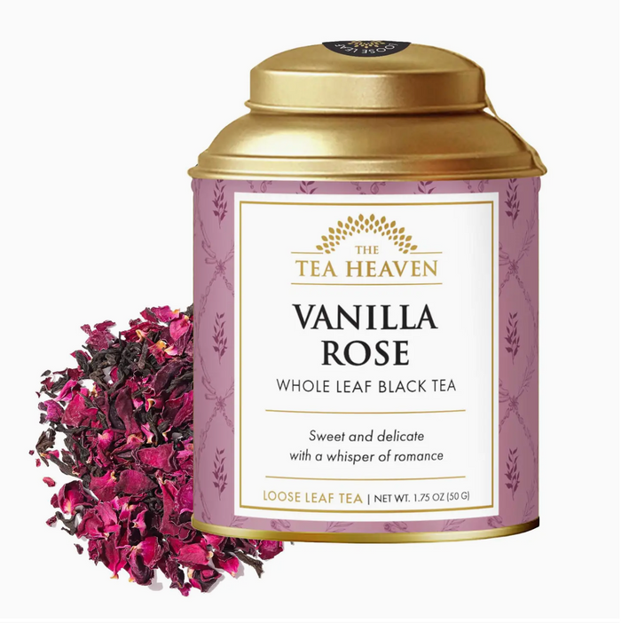 Vanilla Rose Loose Leaf Canister