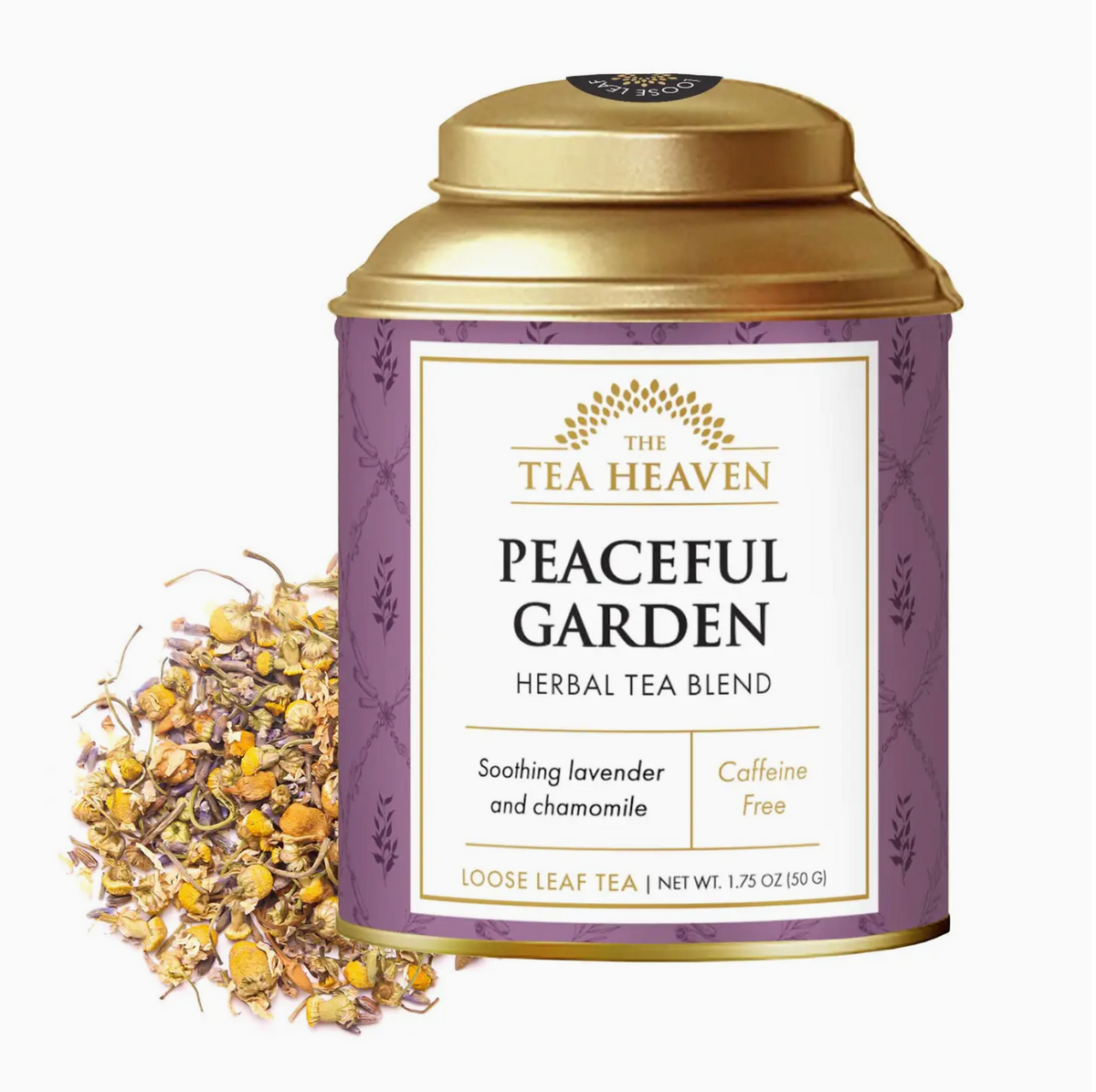 Peaceful Garden Loose Leaf Canister