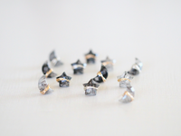 Rutilated Quartz Moonbeam + Stardust Studs - 14K Gold Filled