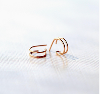Sidekick Hoops - 14k Gold Filled