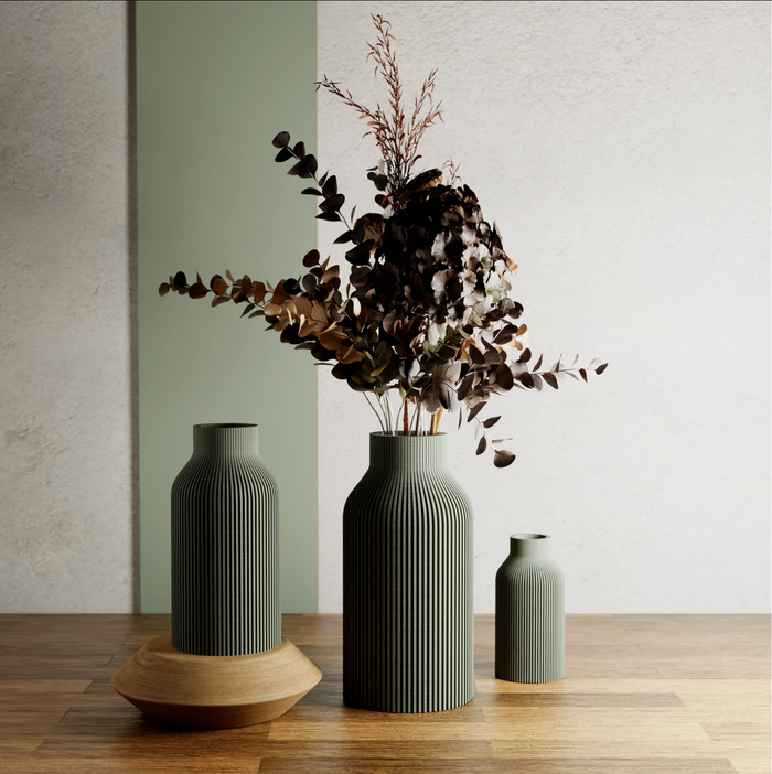 Bottle Vase  | Green
