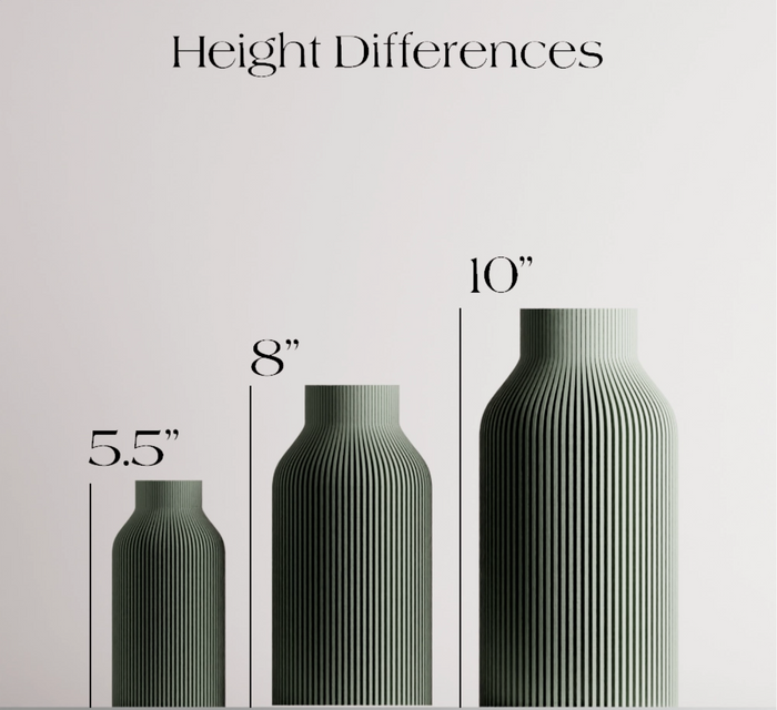 Bottle Vase  | Green