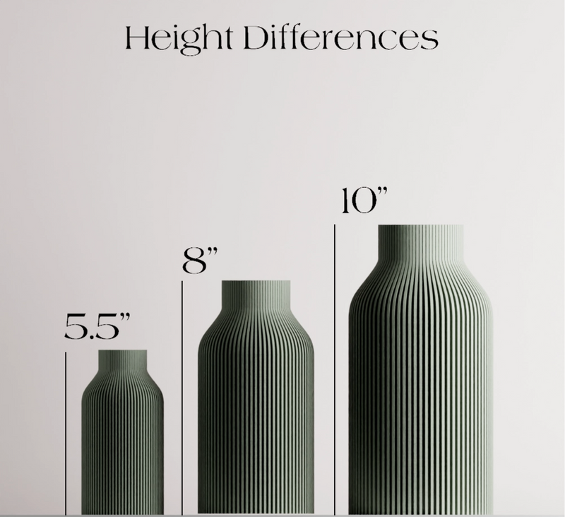 Bottle Vase  | Green