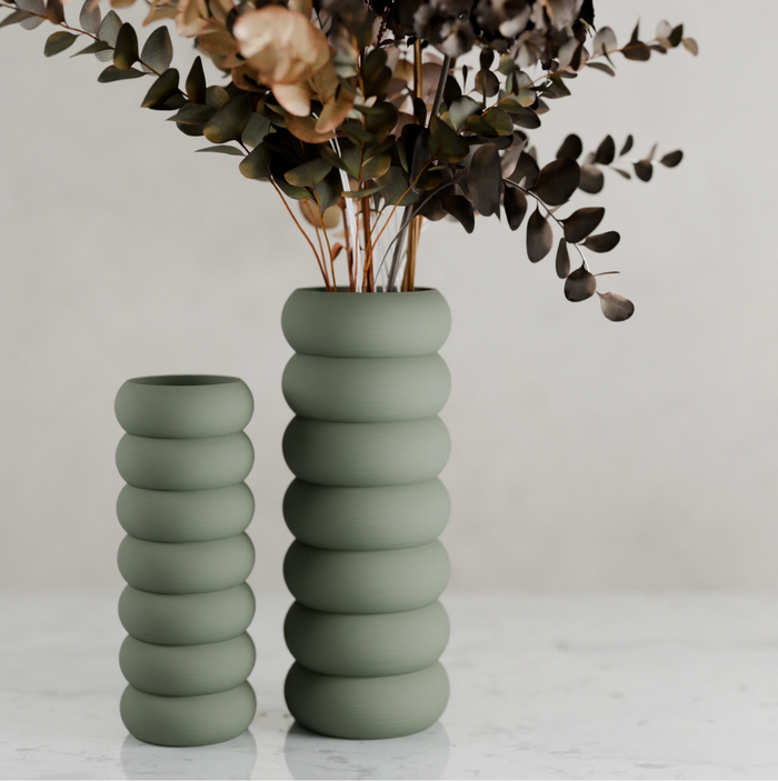 Stacked Vase | 8in