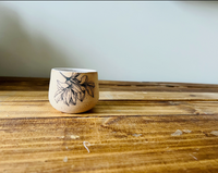 Handmade Ceramic Floral Coffee Cup