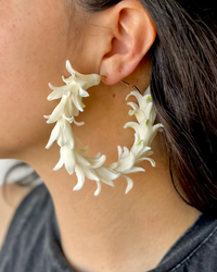 Hyacinth Hoop Earrings