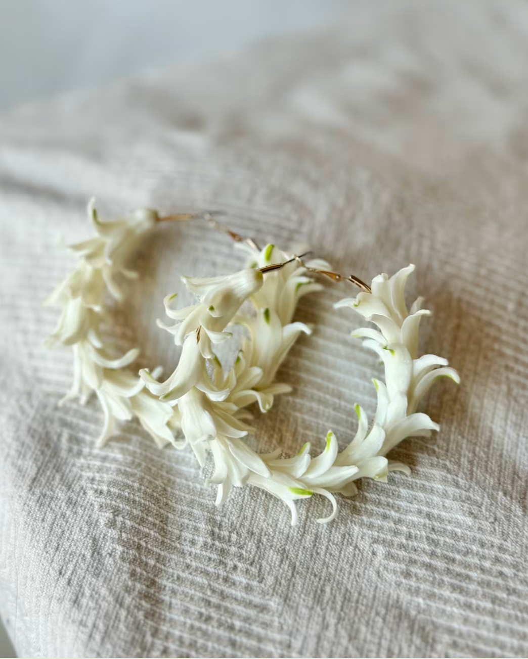 Hyacinth Hoop Earrings