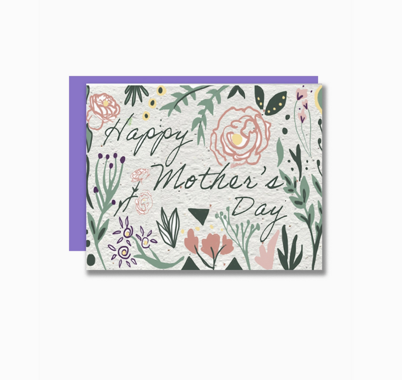 Wildflower Seed Paper Greeting Card: Mother's Day 2