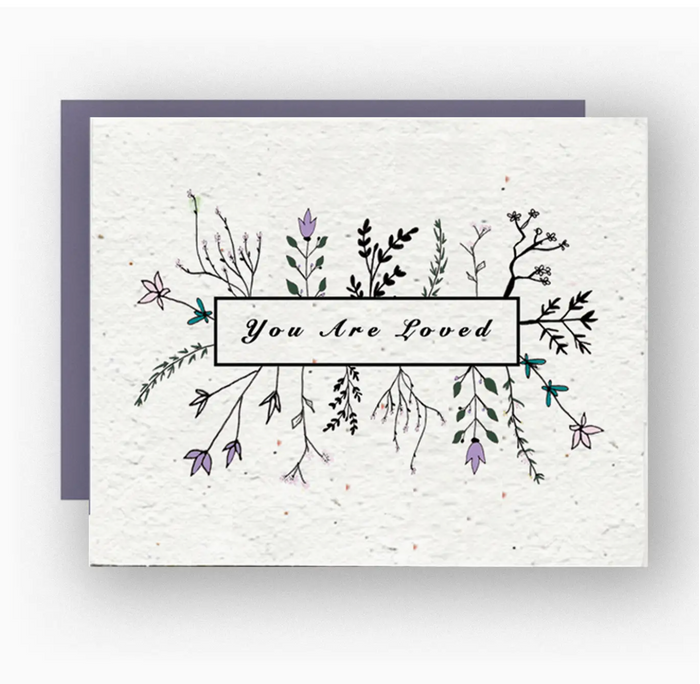 Wildflower Seed Paper Greeting Card: You Are Loved