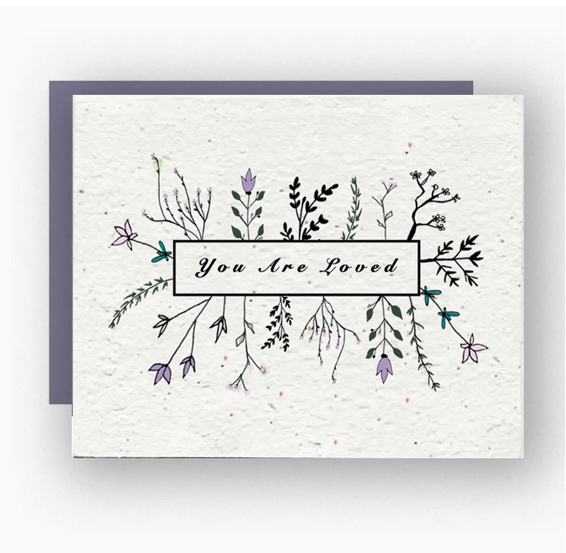 Wildflower Seed Paper Greeting Card: You Are Loved